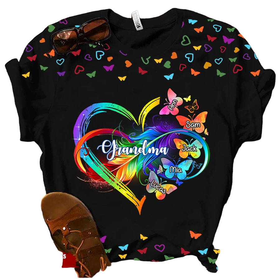 Personalized Grandma Mom Heart Infinity Butterfly Mother's Day Best Gi ...