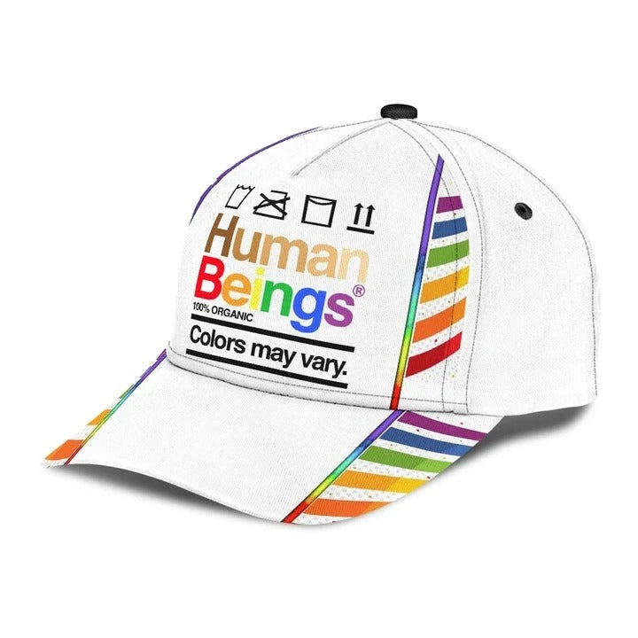 Lgbt All Over Print Baseball Cap Hat, Lgbt Cap For Ally Support CO0307