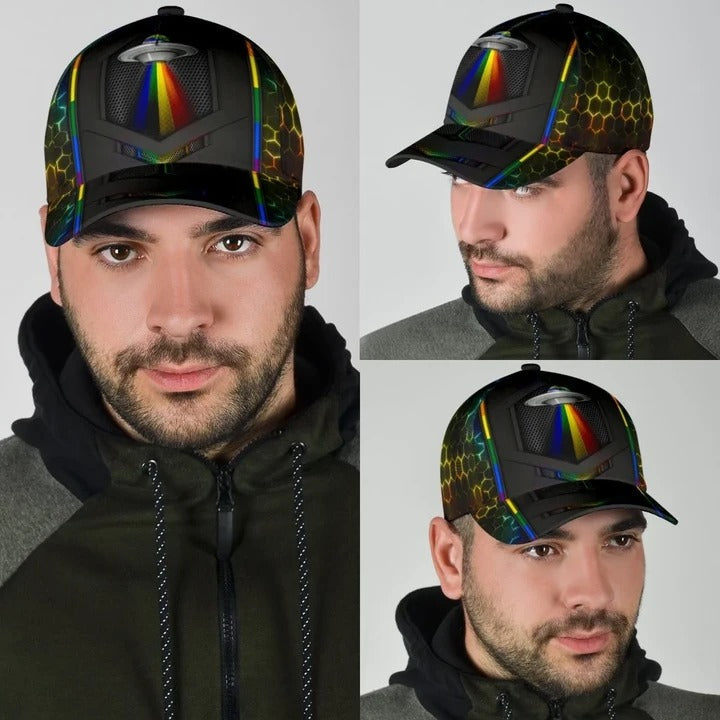 3D Baseball Classic Cap For Gay And Lesbian, Wonderful Lgbt Gaylien Printing Baseball Cap Hat CO0248