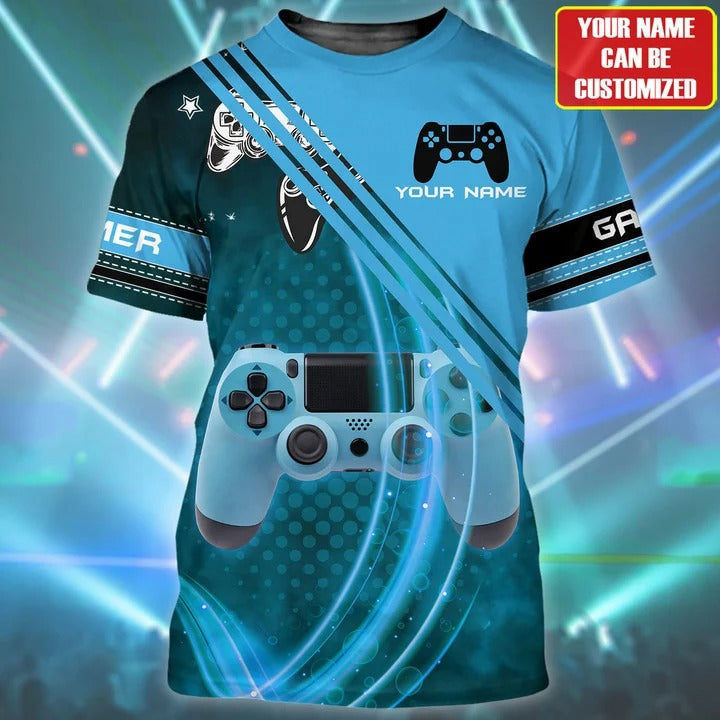 Personalized 3D All Over Print Shirt For Gamer, Gamer Tshirt, Colorful Game Player Team Uniform, Gaming Uniform TO2334