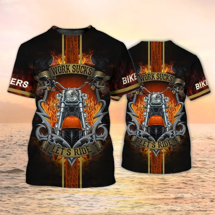 Bikers Tshirt Ride Shirts Gifts For Biker Men TO2539