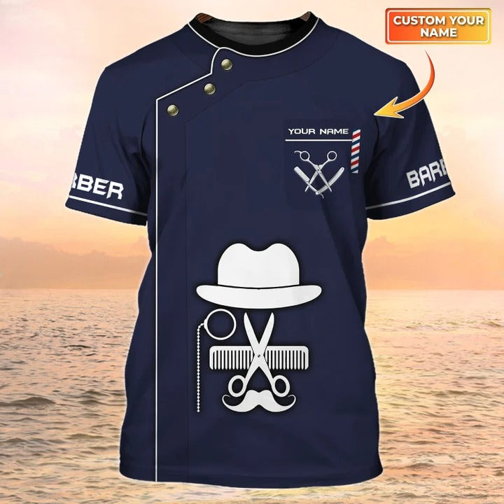 Old School Barber Shirt Barber Apparel Classic Barber Shop Uniform Gift For Barber TO2504