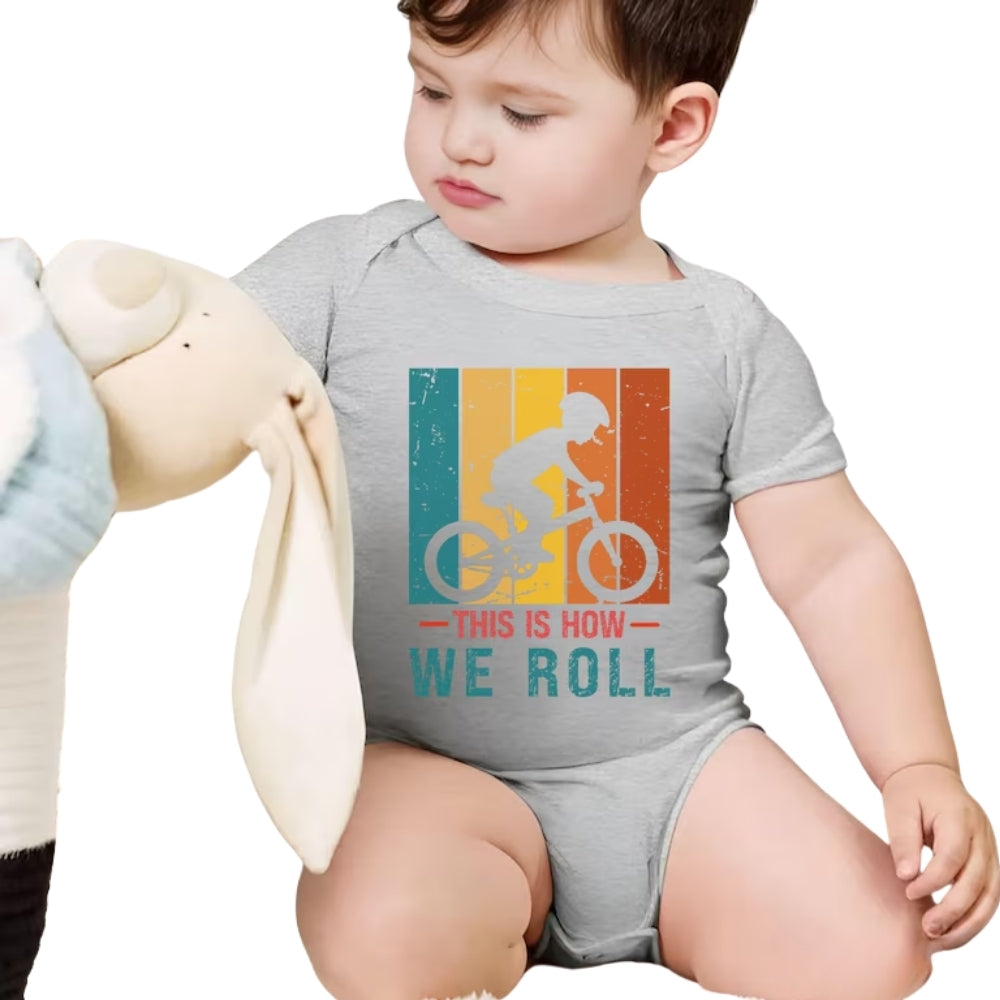 This Is How We Roll Matching Retro Cycling Dad And Son T Shirt Father Day, Cycling Matching Shirts For Family ET0677