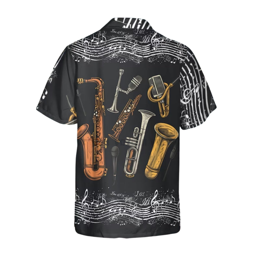Trumpets Hawaiian Shirt For Men Women, Trumpet Player Hawaiian Shirts HE0516