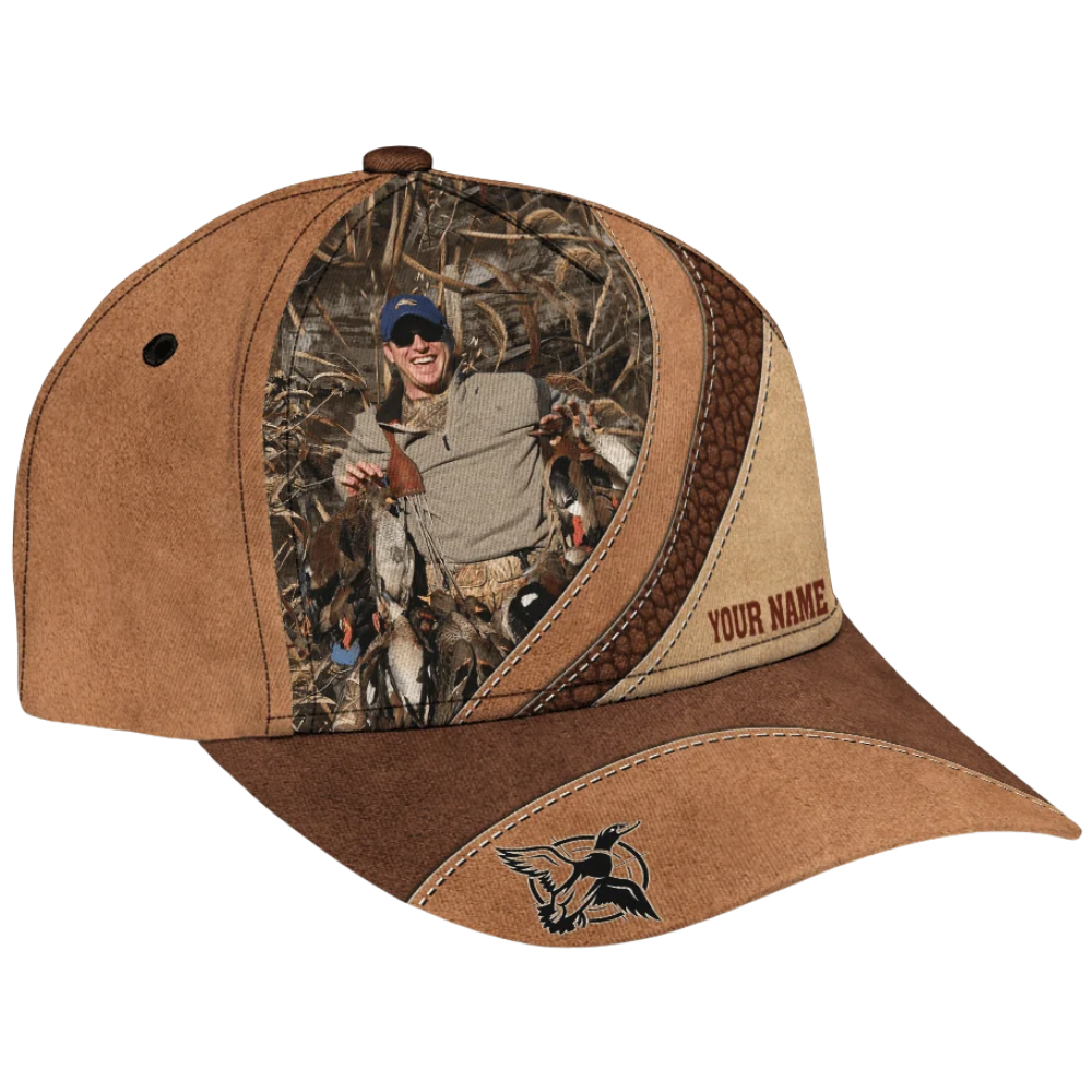 Custom Photo Hunter Baseball 3D Cap, Custom Photo Hunting Cap Hat CP0601