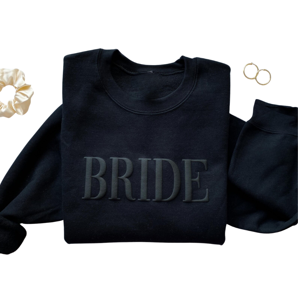 Maid Of Honor Bridesmaid Matching Sweatshirt, Bridal Shower Patry Sweatswhirt Matching ET1503