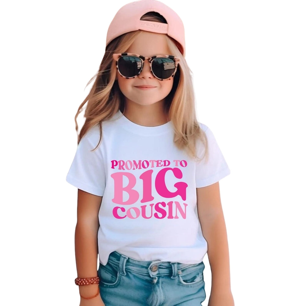 Promoted To Big Cousin Matching Baby Reveal Family T Shirts, Pregnancy Announcement Matching Family Shirts For Cousin ET0532