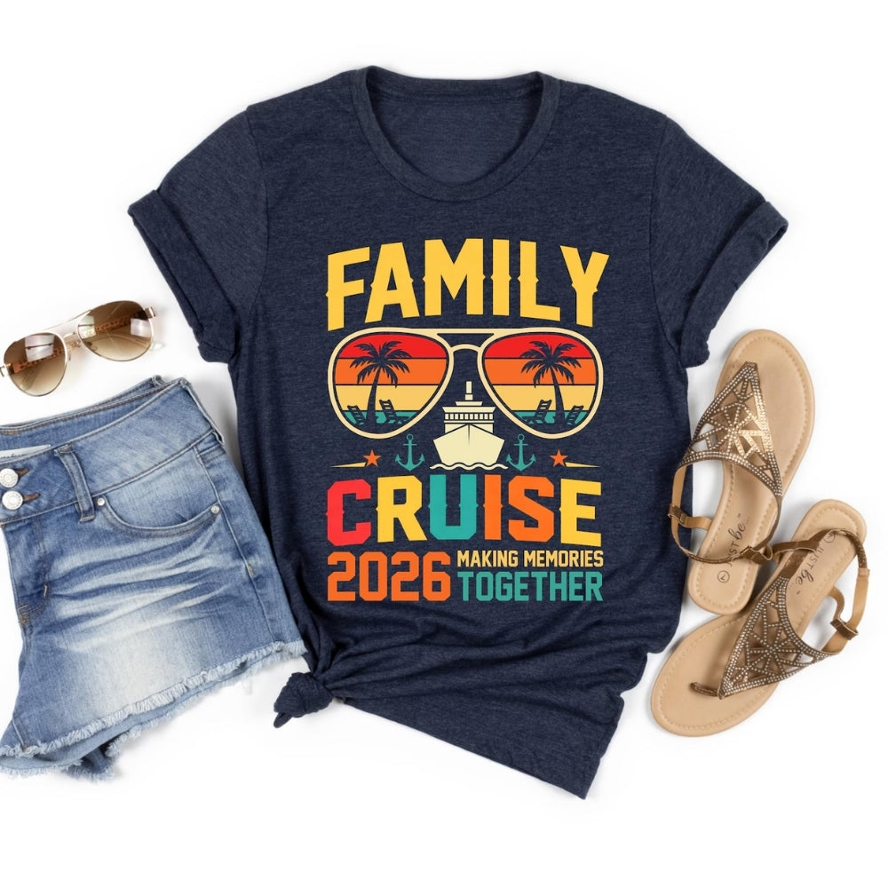Family Cruise Making Memories Together Matching Family T Shirts, Matching Family Cruise Trip Shirts ET0389