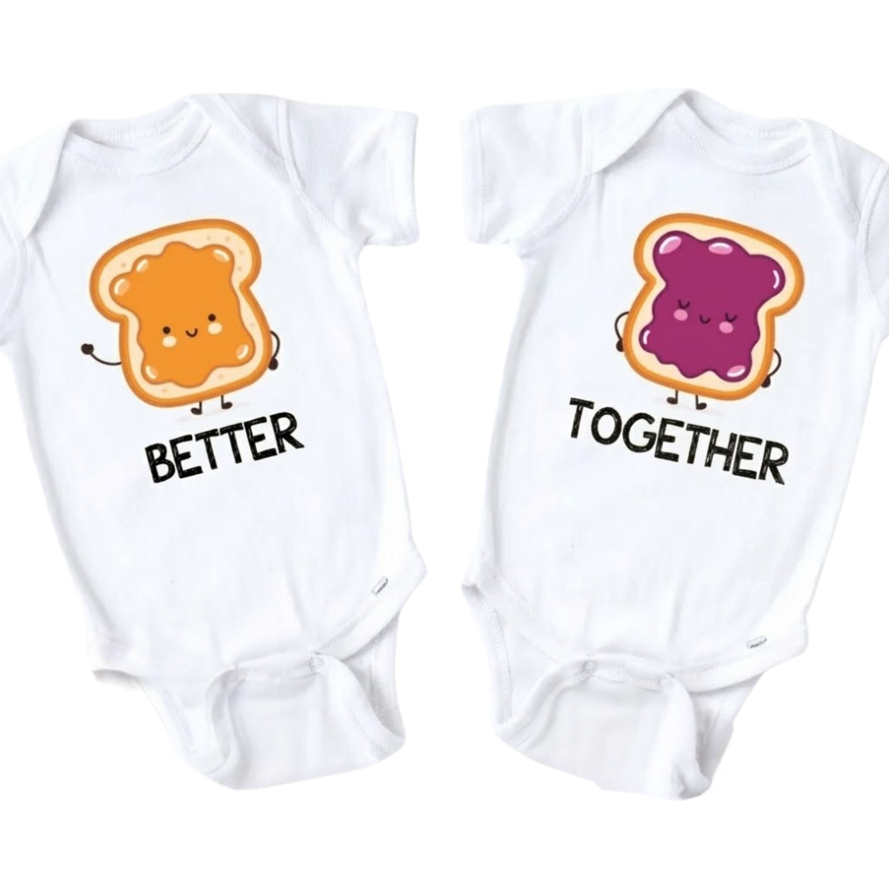 Better Together Peanut Butter Jelly Family Matching T Shirts, Foodie Family Matching Shirts ET1165
