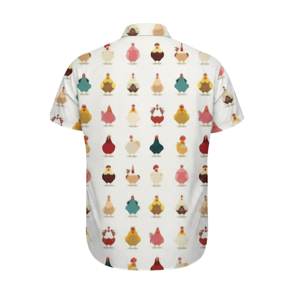 Chicken Hawaiian Shirt Men And Women, Chicken Lover Hawaiian Shirts HE0357