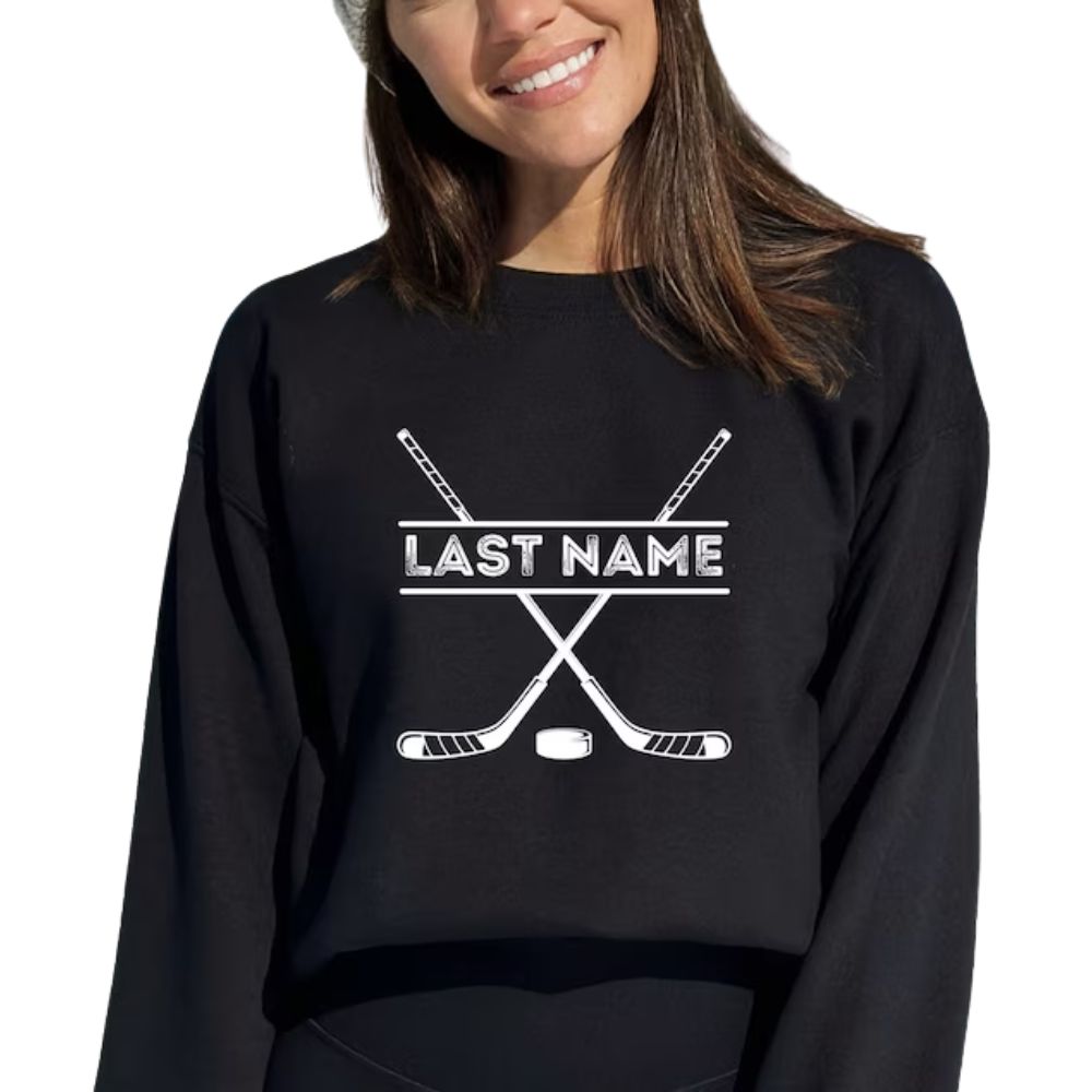 Custom Hockey Sweatshirt, Custom Hockey Lover Sweatshirt 2D0839