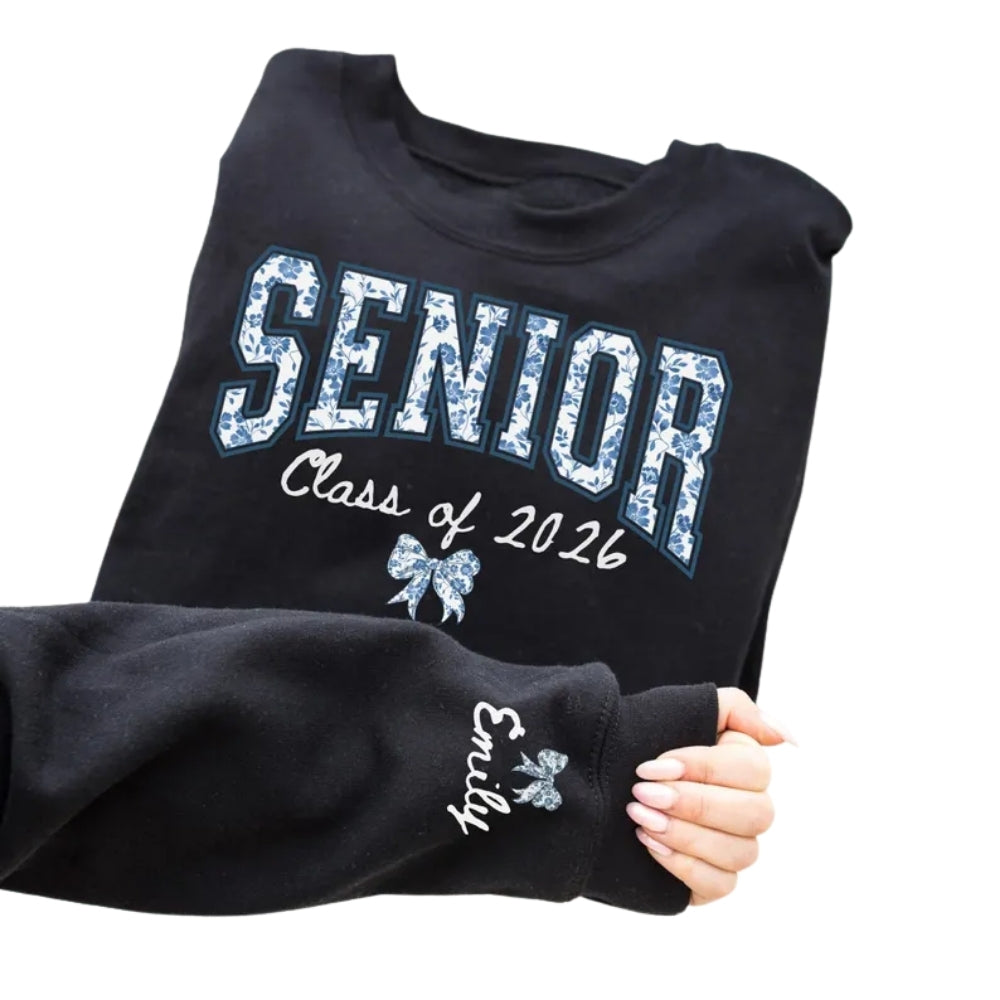 Custom Senior Class Of 2026 Sweatshirt, Custom Graduation Sweatshirt 2D0358