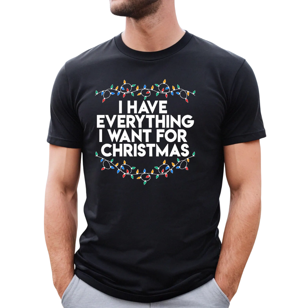 I Have Everything I Want For Christmas It's Me I'm Everything Matching Shirt For His And Her, Christmas Funny Couple Shirts ET1219