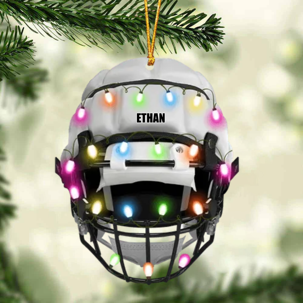 christmas football helmet American Football Helmet