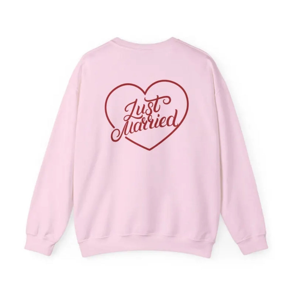 Just Married Womens Sweatshirt, Honeymoon Sweatshirt 2D0251