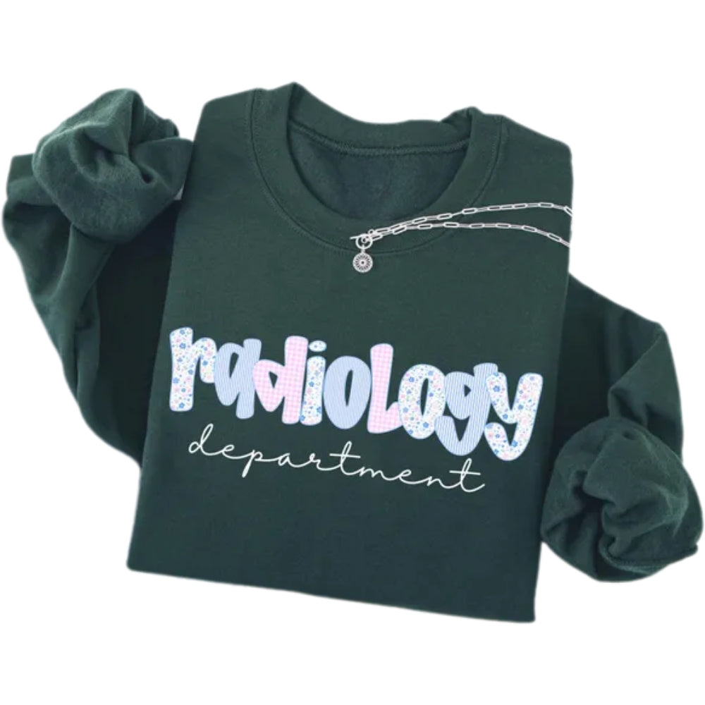 Womens Radiology Department Sweatshirt, Xray Technologist Sweatshirt 2D0464