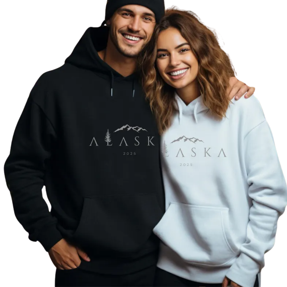Custom Year Alaska Hoodie, Personalized Alaska Travel Hoodies 2D0898