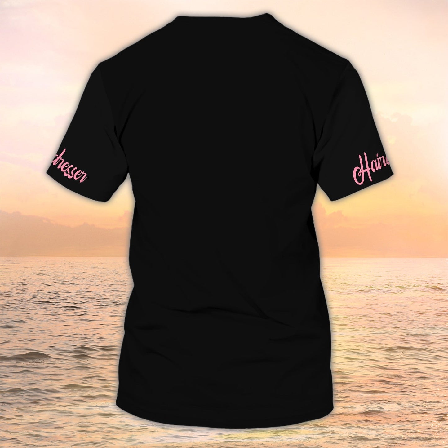 Women Hairdresser Custom T Shirt Hair Salon Uniform Hairstylist Shirts TO2114