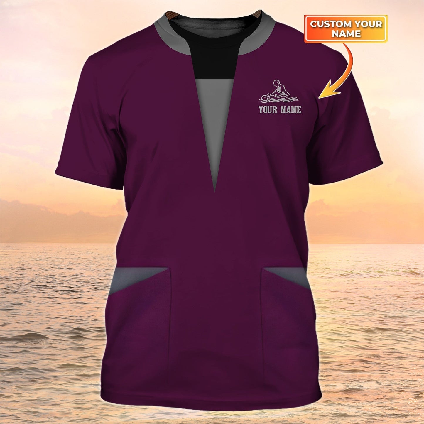 Massage Therapist Shirts I Am A Massage Therapist Custom Uniform TO2002