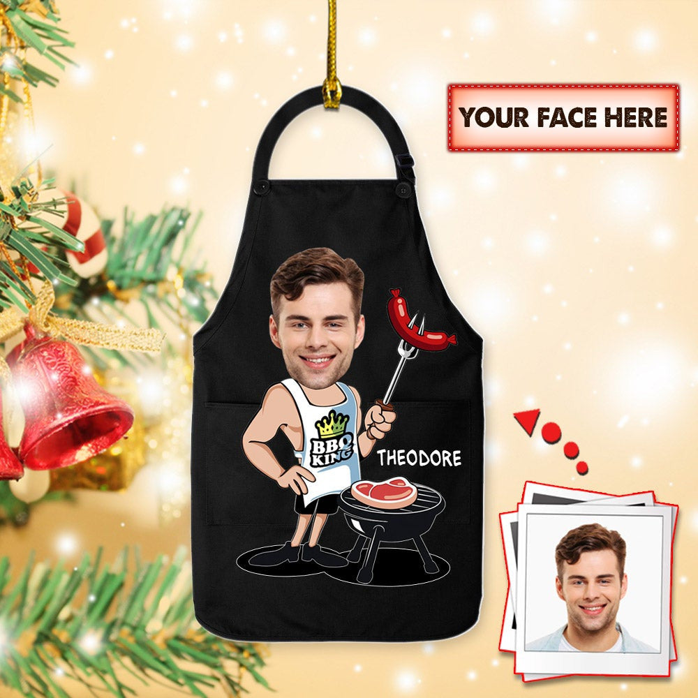 Personalzied Bbq Apron Shaped Acrylic Ornament Bbq Apron Photo Can Be Changed Shaped Acrylic Ornament Hg98 OO3619
