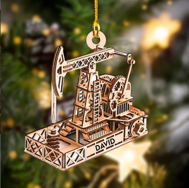 Personalized Petroleum Acrylic Ornament for Petroleum Drivers OO3603