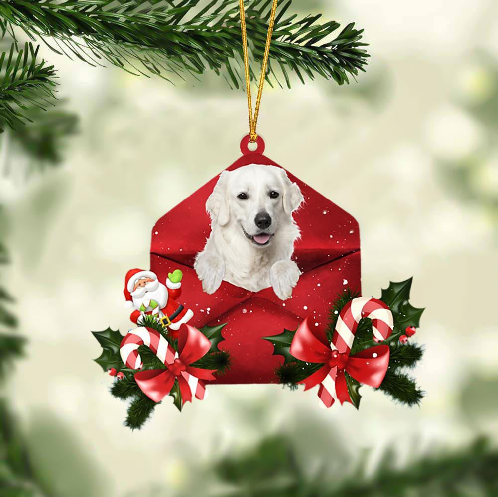 Kuvasz Christmas Letter Shaped Ornament , Acrylic Dog Christmas Ornament Xmas Dog Gifts OO3192