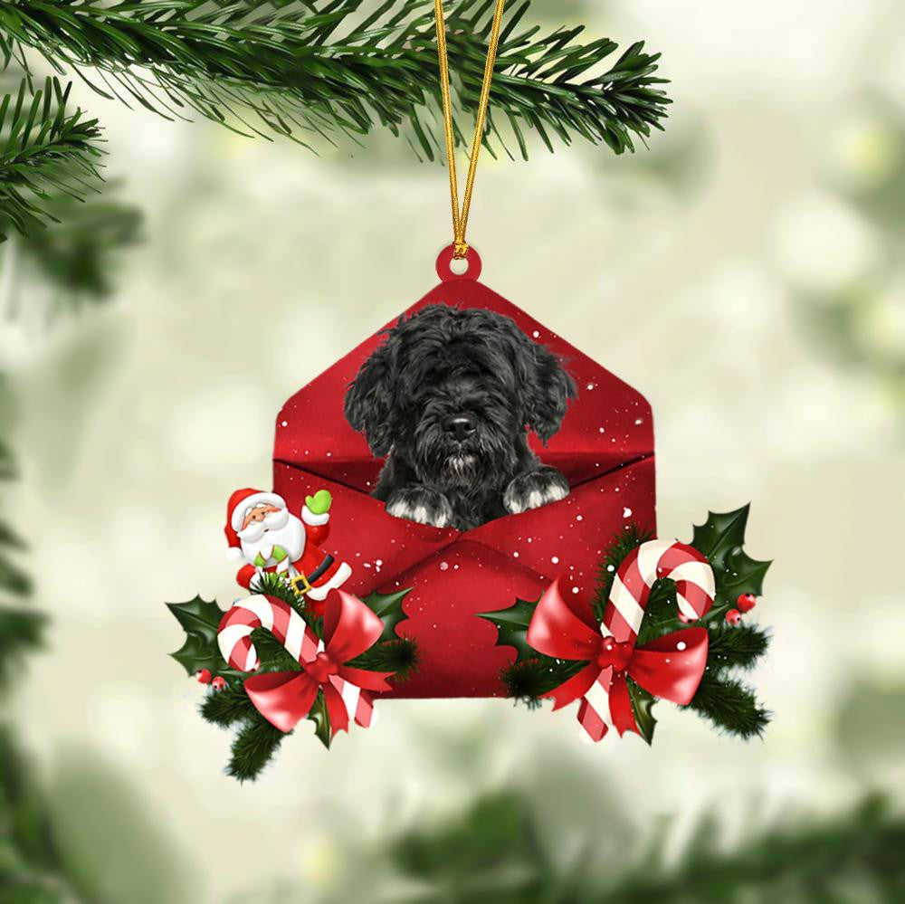 Portuguese Water Christmas Letter Shaped Ornament , Acrylic Dog Christmas Ornament Xmas Dog Gifts OO3185