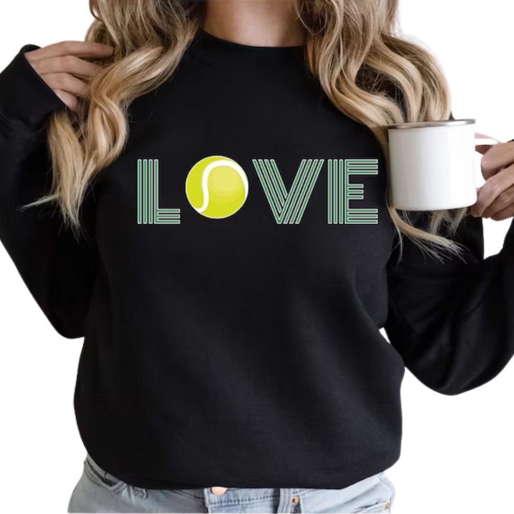 Women's Tennis Sweatshirt, Tennis Lover Sweatshirt 2D0595