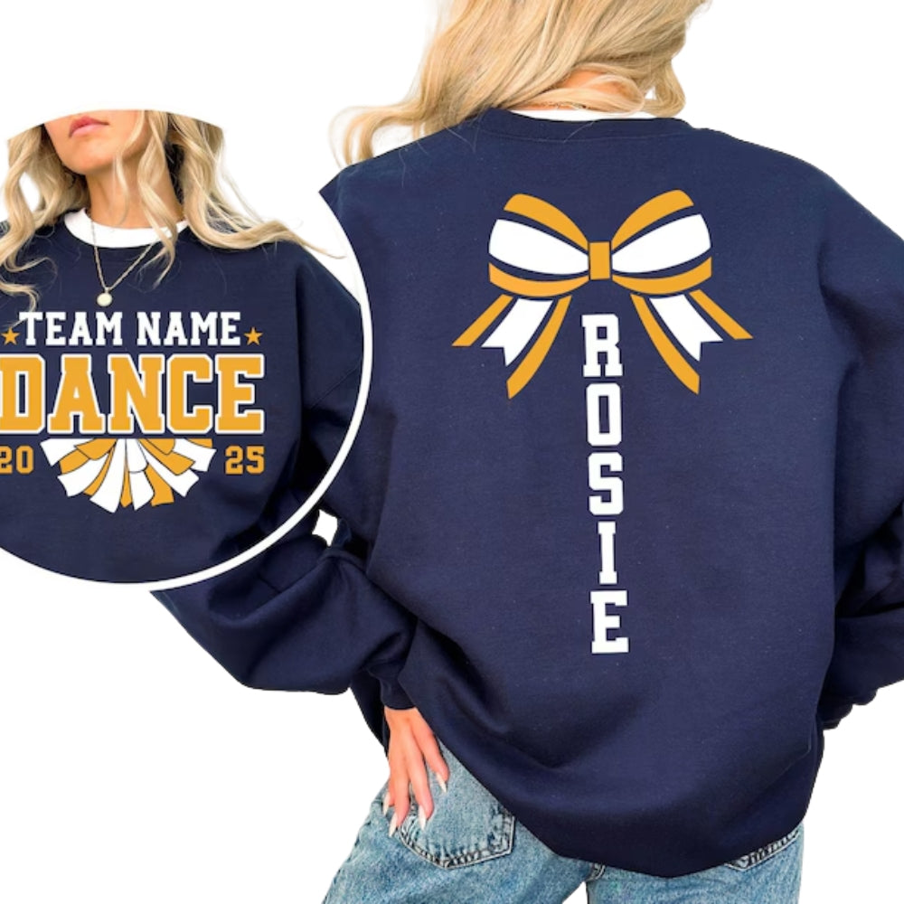 Custom Dance Team Sweatshirt Womens, Custom Dance Sweatshirt 2D0474