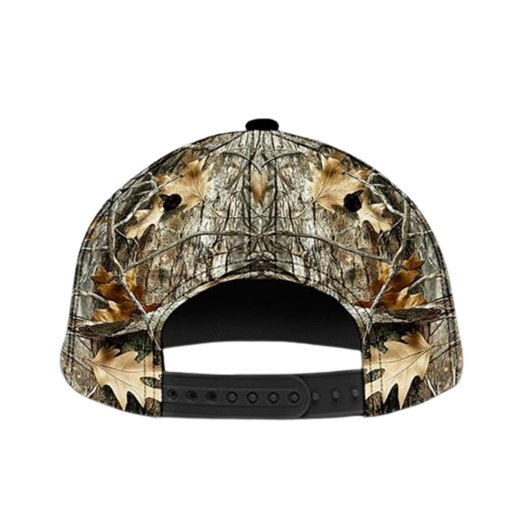 Deer Hunting Custom Camo Baseball Cap, Custom Deer Hunters Caps Hats CP0236