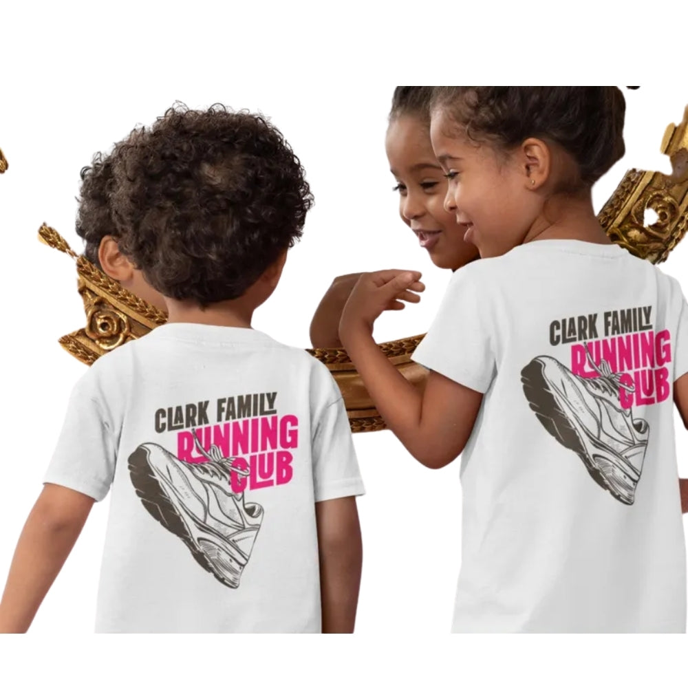 Custom Family Running Club Matching T Shirts, Custom Matching Running Family Shirts ET0652