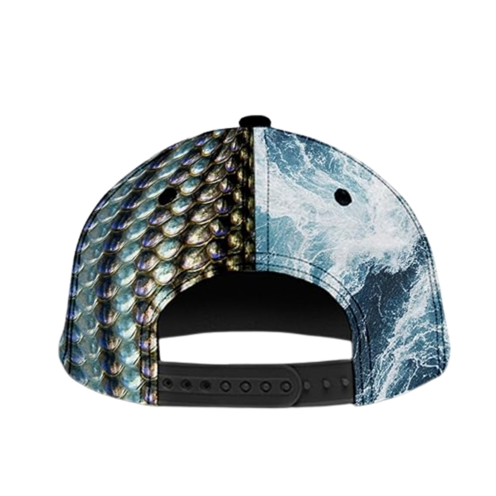 Bass Fishing Custom 3D Baseball Cap For Fisherman, Custom Bass Fishing Caps Hats CP0241