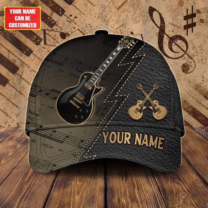Personalized Name Guitar 3D Classic Cap CA0058