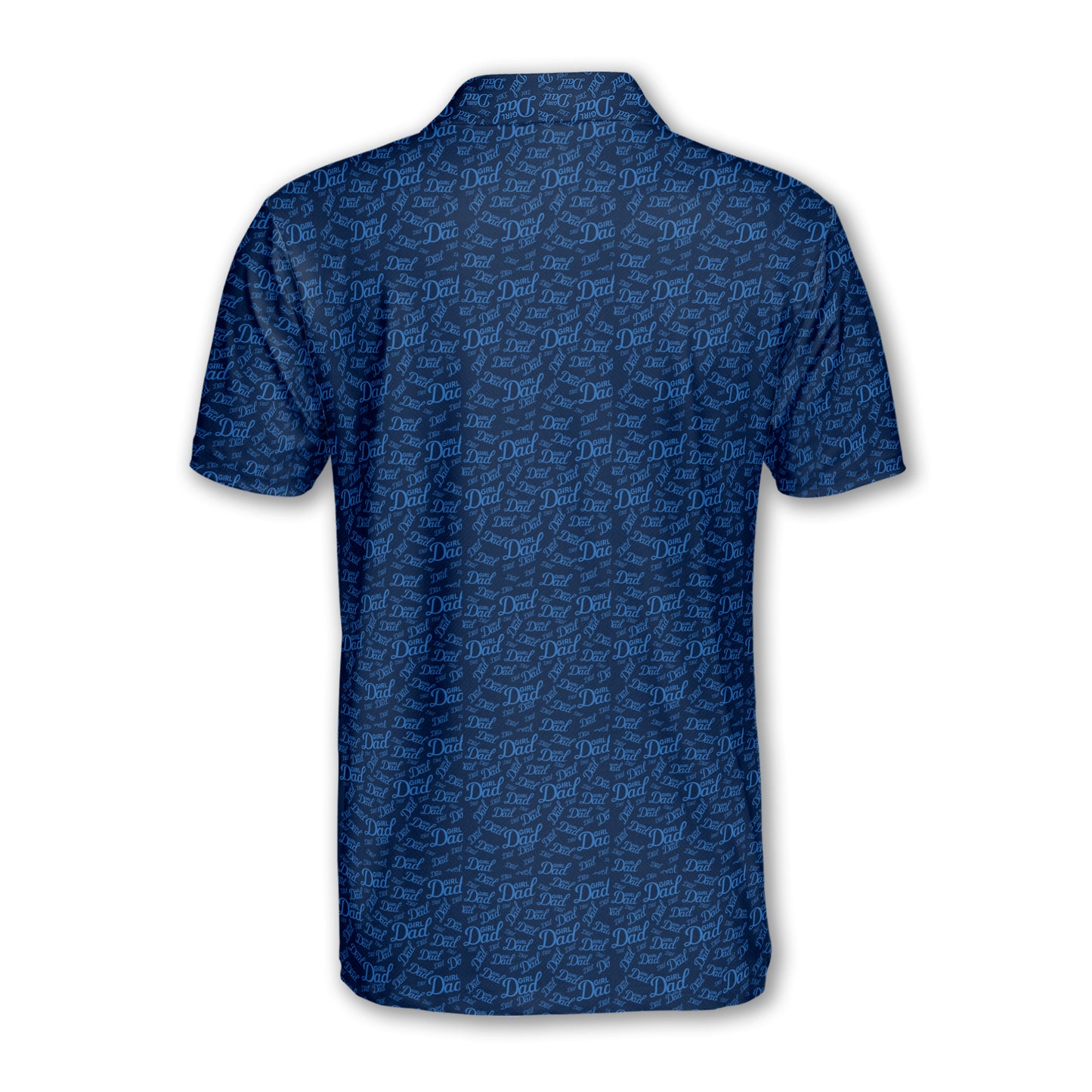 Men's Girl Dad Navy Golf Polo Shirts, Dad Daughter Golf Shirts For Father's Day GB0019