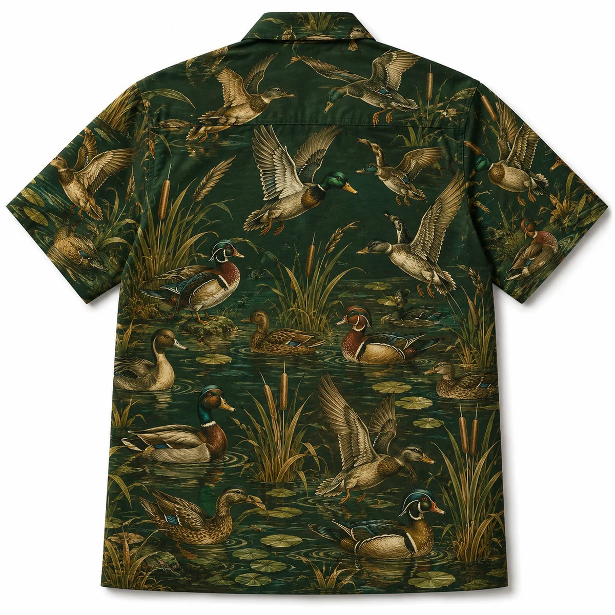 Mallard Duck Hunting Hawaiian Shirt, Duck Hunting Hawaiian Shirt HE0902