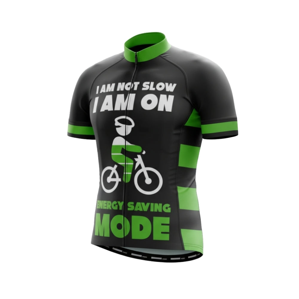I Am Not Slow I Am On Energy Saving Mode Men's Cycling Short Sleeve Jersey, Funny Cycling Jerseys CG0660