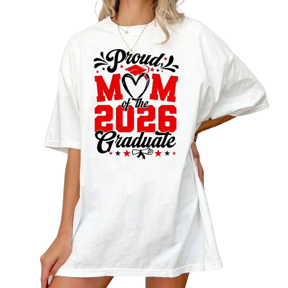 Proud Of The Graduate Custom Matching Family T Shirts, Personalized Graduation Family Matching Shirts ET0279