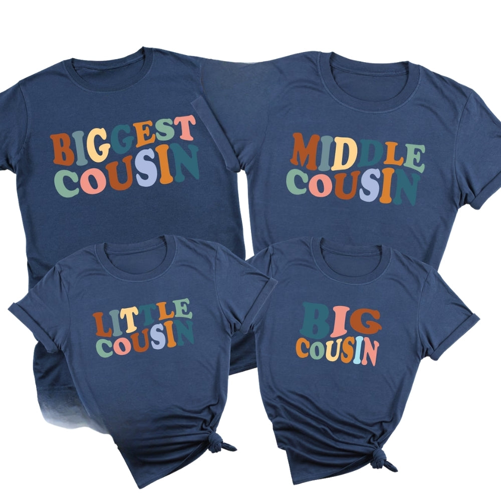 Matching Big Cousin Little Cousin Family T Shirts, Matching Cousin Shirts ET0424