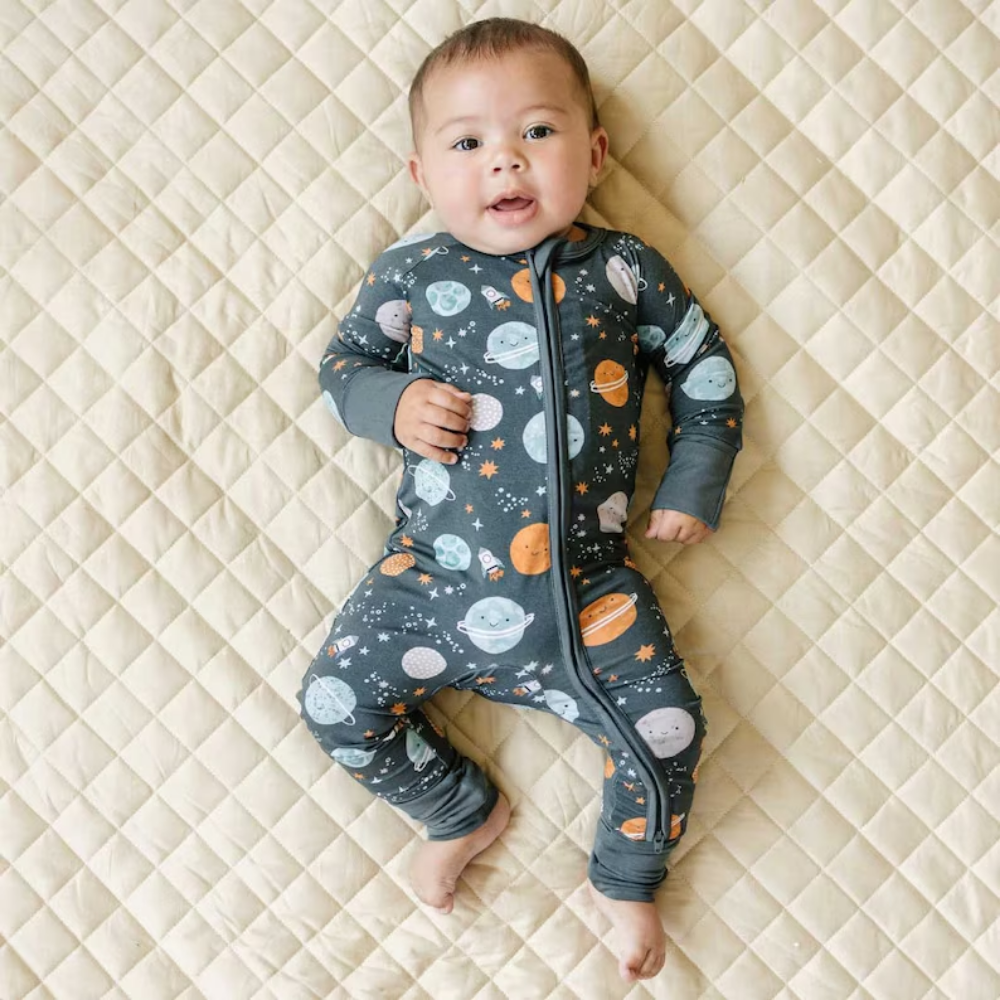 Astronaut Space Baby Convertible Zipper Romper, Space Baby Romper Convertible BB0330