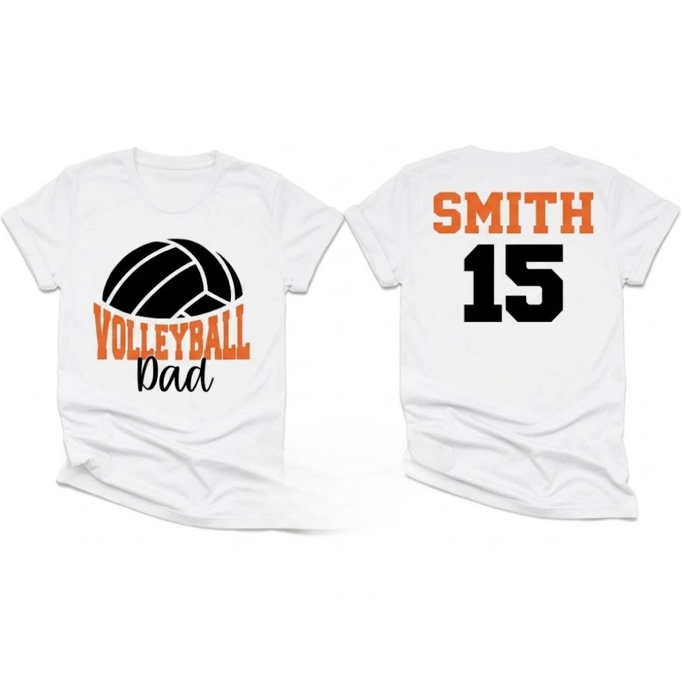 Personalized Matching Volleyball Family T Shirts, Custom Volleyball Matching Family Shirts ET0564