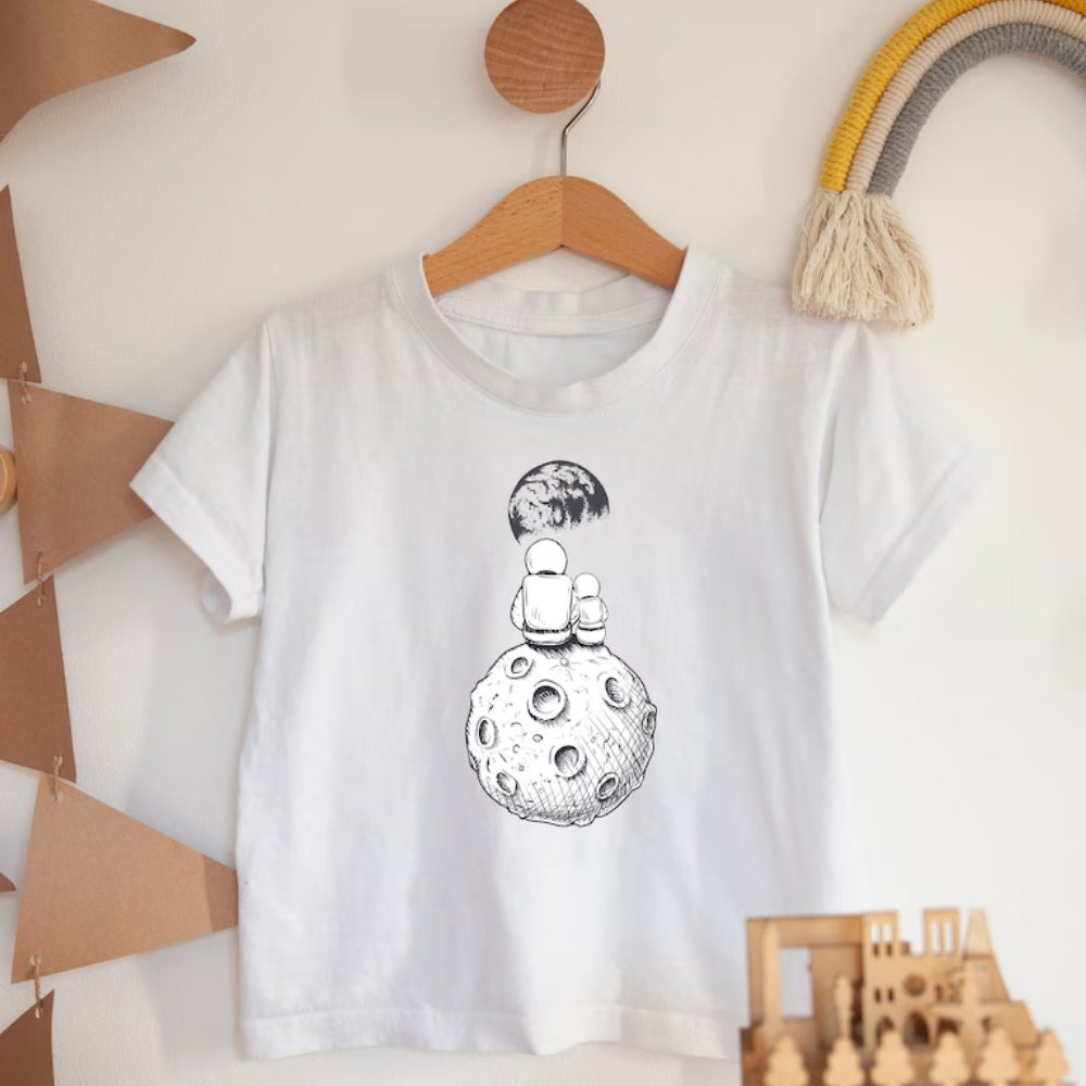 Astronaut Space Daddy And Me Matching T Shirts Father's Day, Space Astronaut Matching Dad Son Shirts ET0876