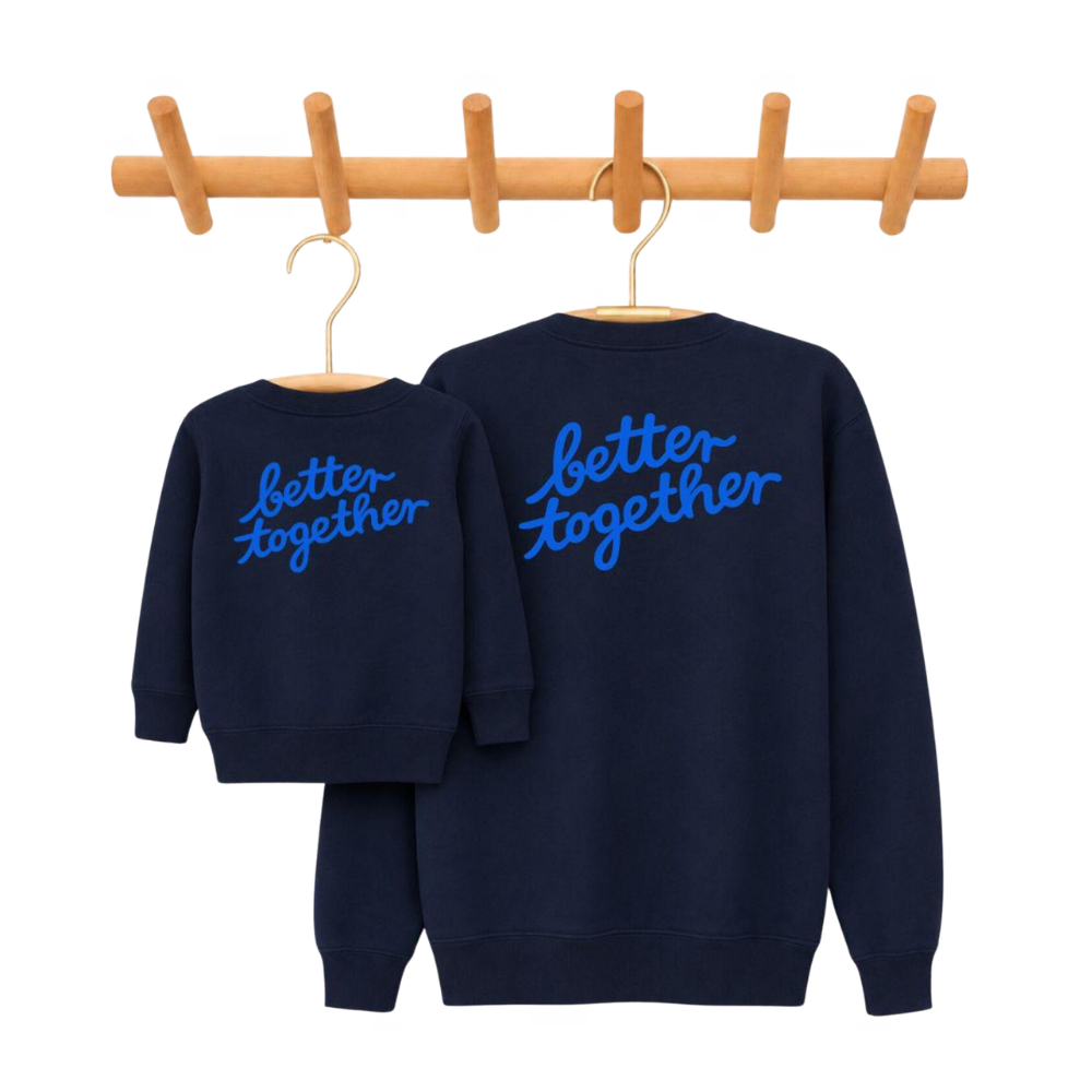 Better Together Mommy And Me Matching Sweatshirt, Family Sweatshirt Matching ET1670
