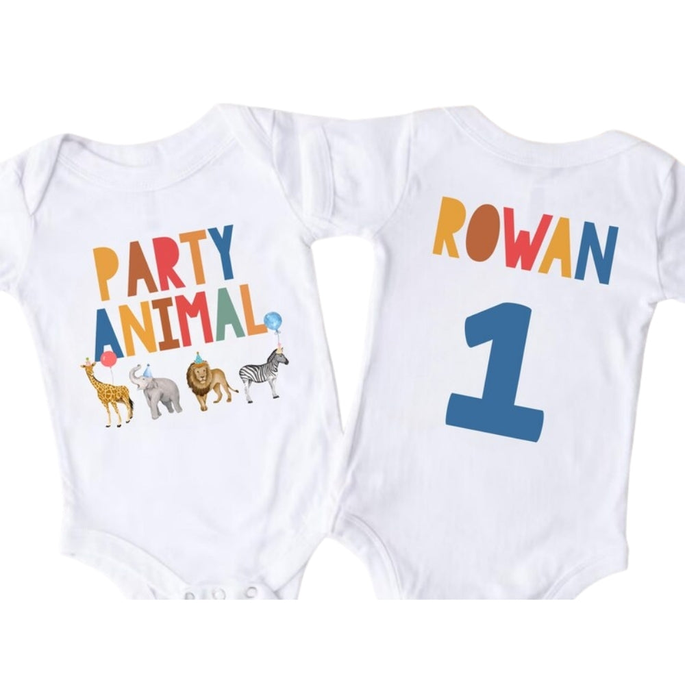 Animal Party Animal Control Custom Matching Safari Family T Shirt, Custom Safari Birthday Family Shirts ET0143