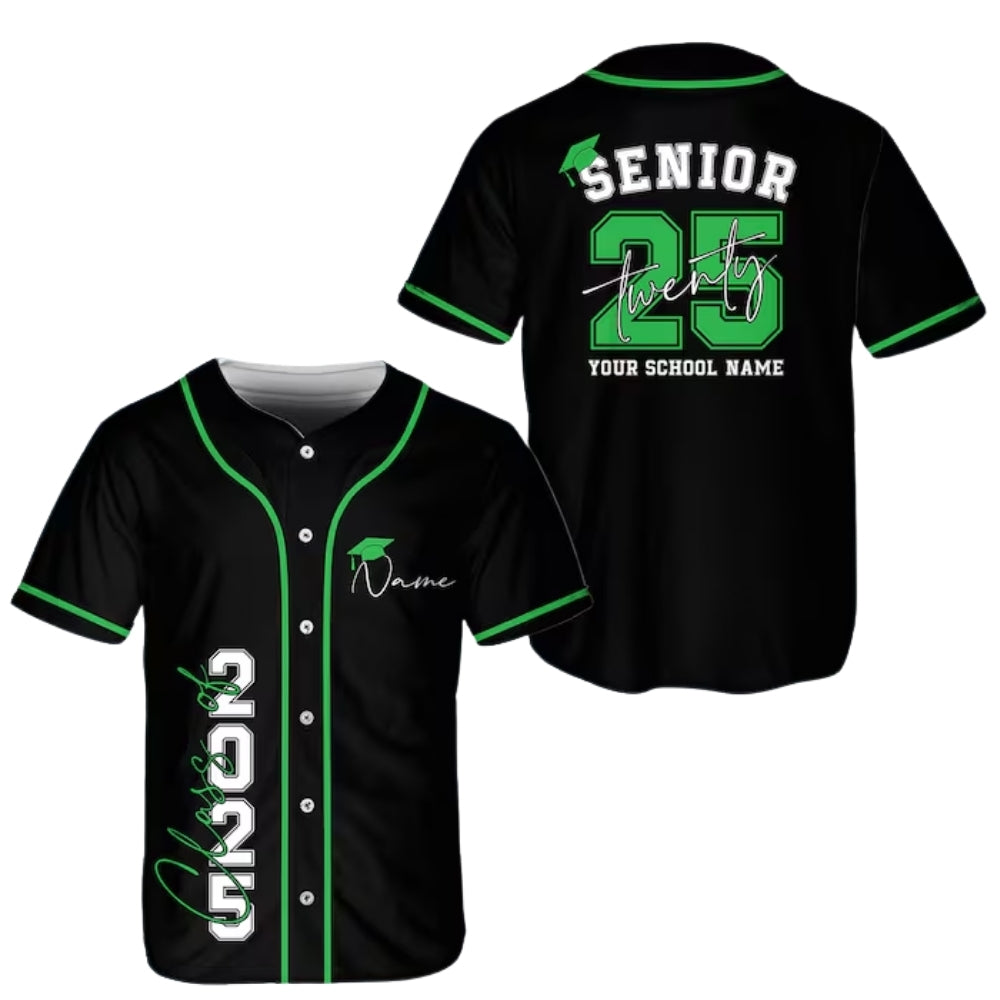 Personalized Class Of Graduation Matching Family Baseball Jerseys, Personalized Senior Baseball Jerseys For Family ET0710