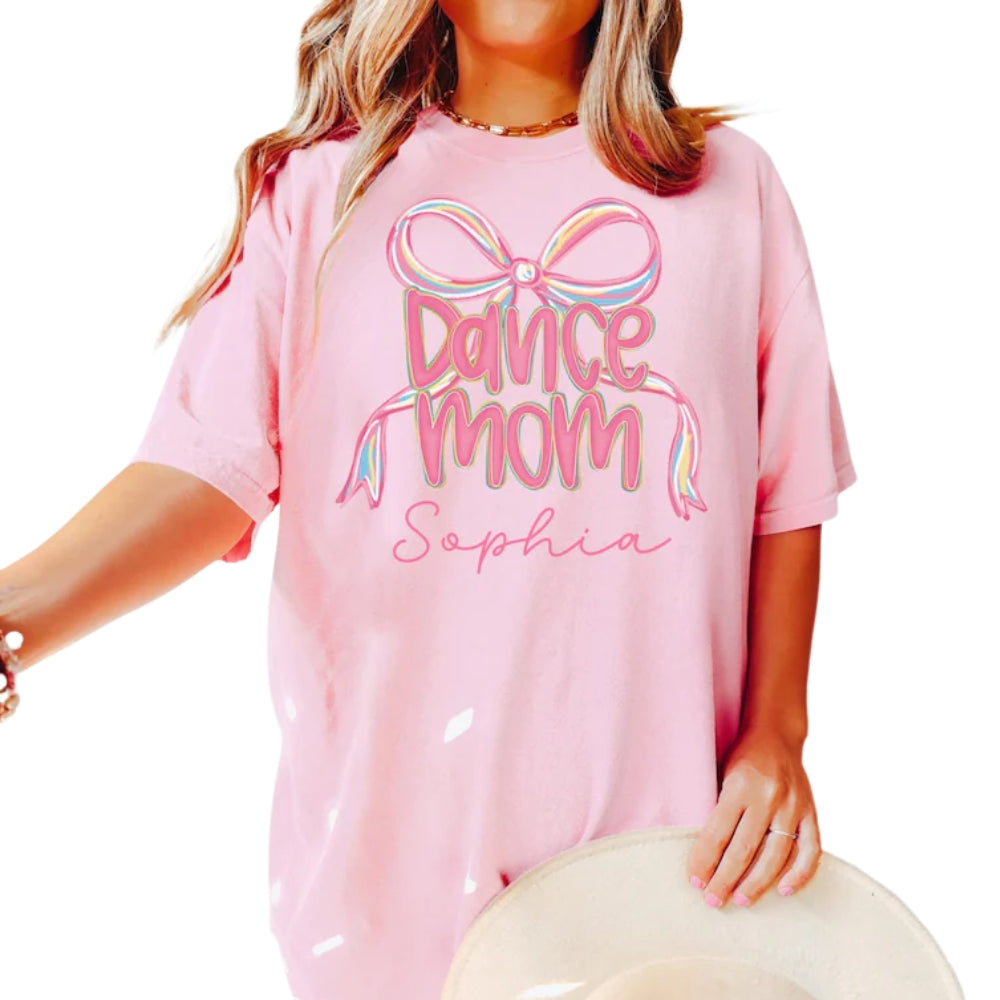 Personalized Dance Mom T Shirts, Custom Matching Family Dance Shirts ET0573