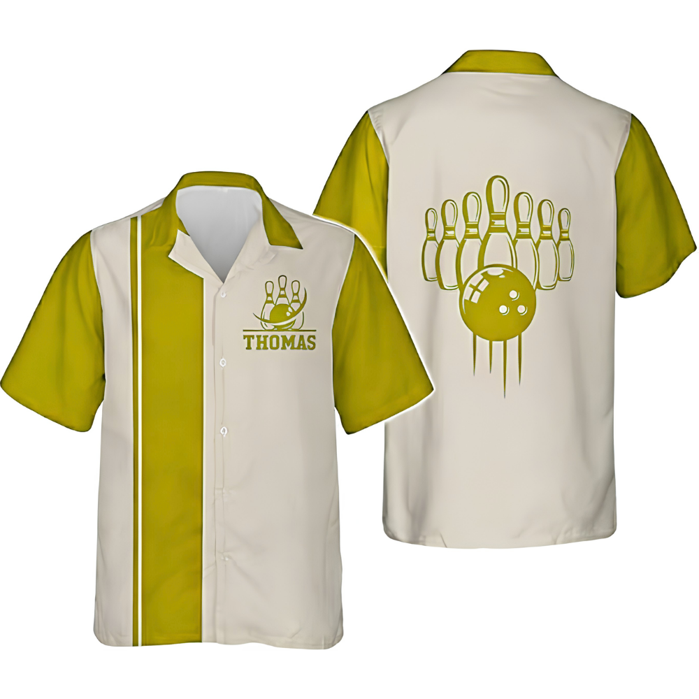Custom Vintage Red Beige Bowling Polo Shirt Men Women, Custom Vintage Bowling Shirt BZ0789
