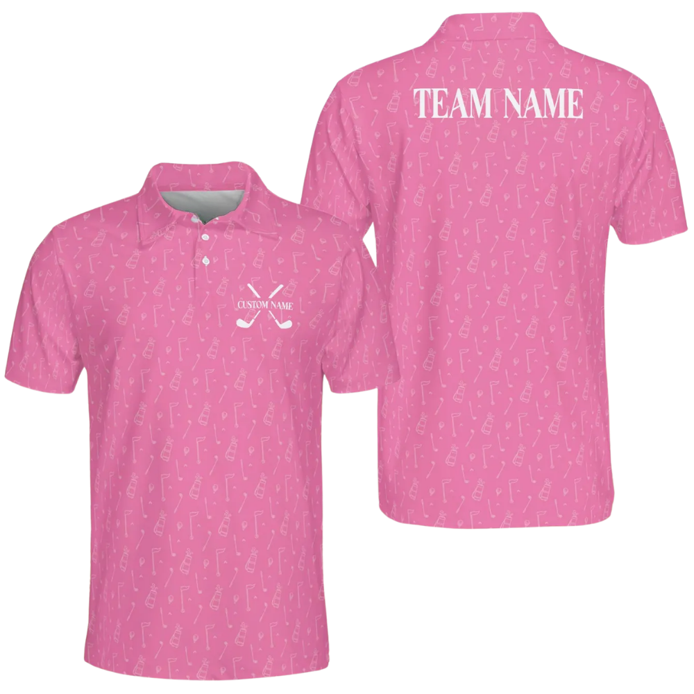 Custom Green Golf Polo Shirt For Men, Custom Team Golf Shirts GE0591