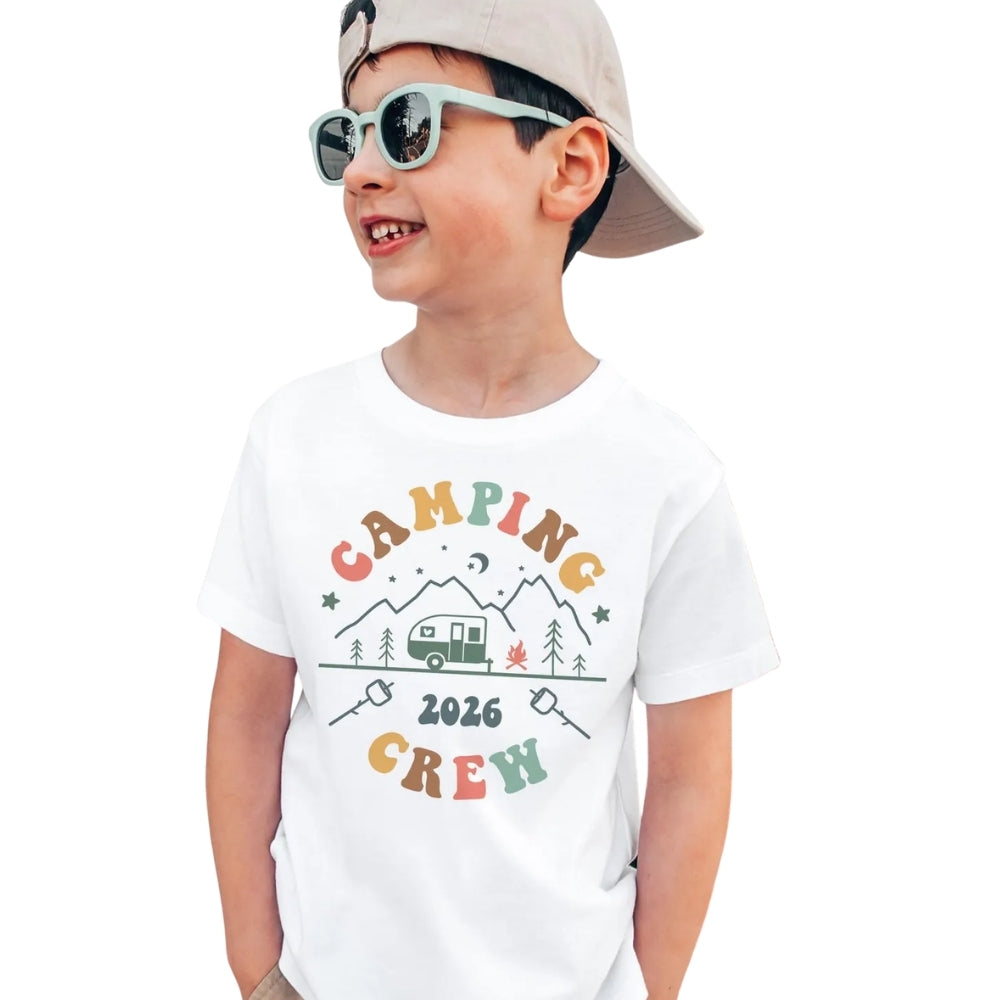 Matching Camping Camp Crew Family T Shirts, Custom Camping Matching Shirts For Family ET0441