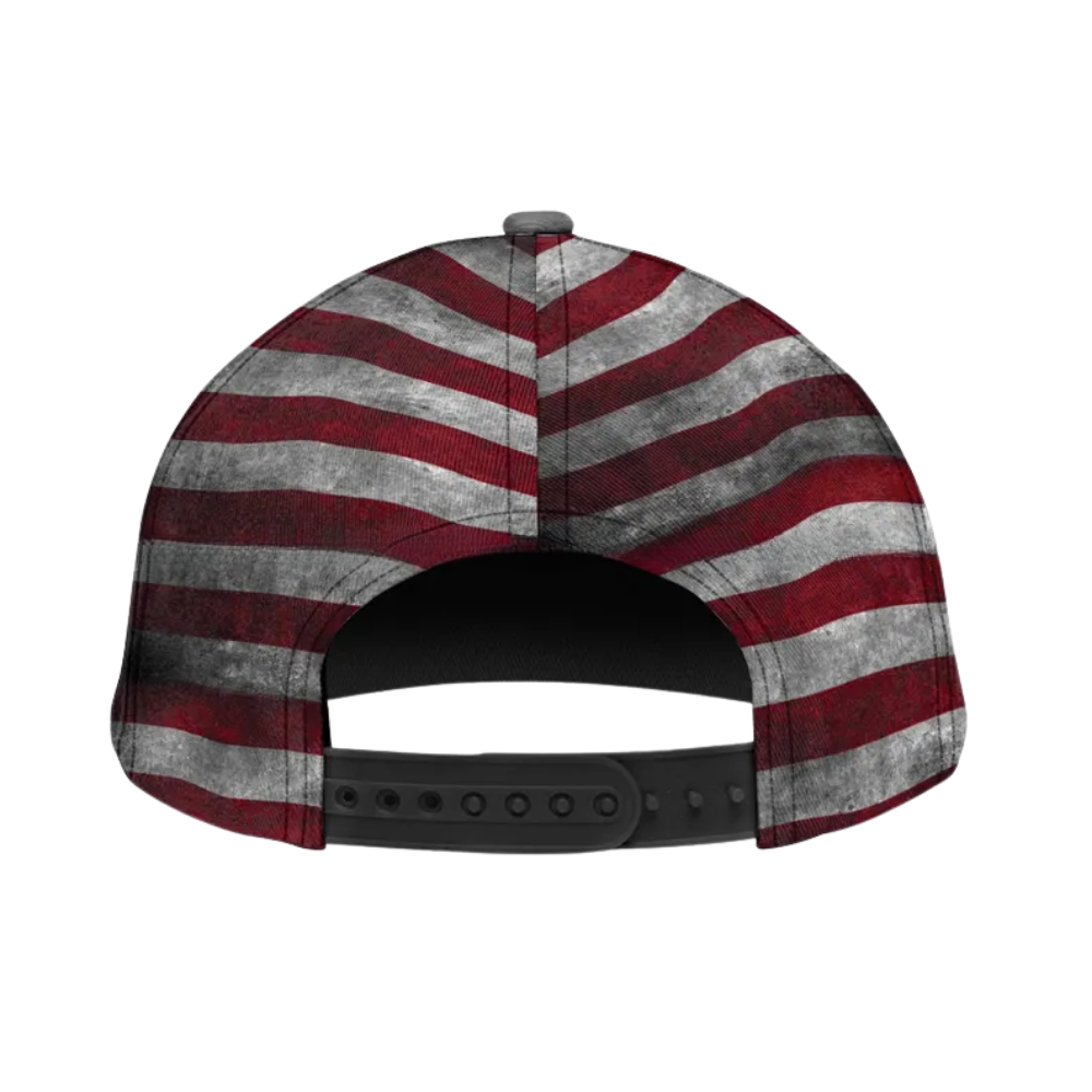 Custom Eagle American Flag 3D Baseball Caps, Custom USA Patriotic Hats Caps CP0135
