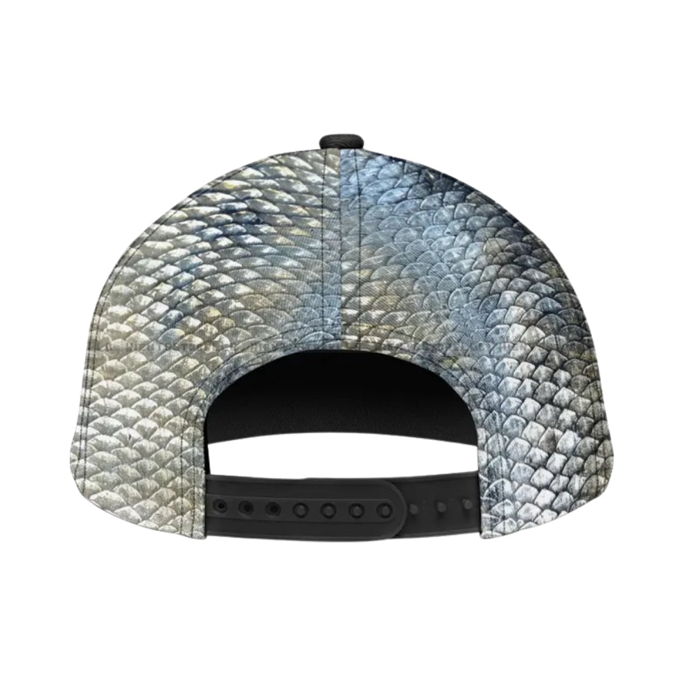 Custom Crappie Fishing Baseball Cap, Custom Fishing Lovers 3D Printed Caps CP0450